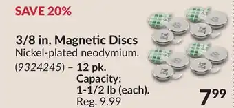 Princess Auto 3/8 in. Magnetic Discs offer