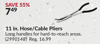 Princess Auto 11 in. Hose/Cable Pliers offer