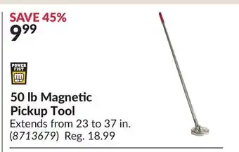 Princess Auto 50 lb Magnetic Pickup Tool offer