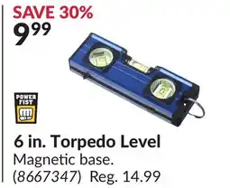 Princess Auto 6 in. Torpedo Level offer