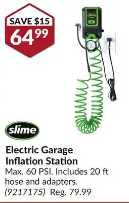 Princess Auto Slime Electric Garage Inflation Station offer