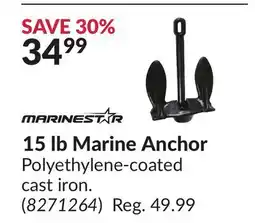 Princess Auto 15 lb Marine Anchor offer