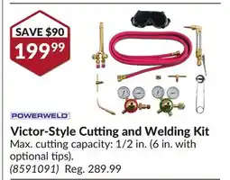 Princess Auto Victor-Style Cutting and Welding Kit offer