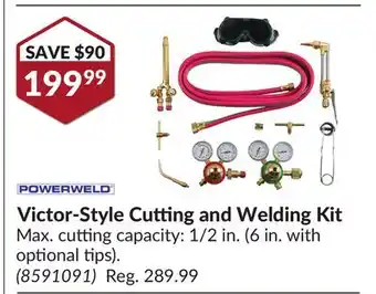 Princess Auto Victor-Style Cutting and Welding Kit offer