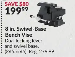 Princess Auto 8 in. Swivel-Base Bench Vise offer