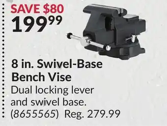 Princess Auto 8 in. Swivel-Base Bench Vise offer