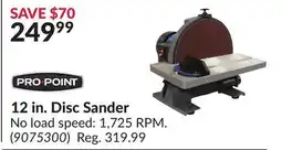 Princess Auto 12 in. Disc Sander offer