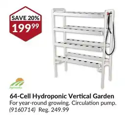 Princess Auto Agriworks 64-Cell Hydroponic Vertical Garden offer