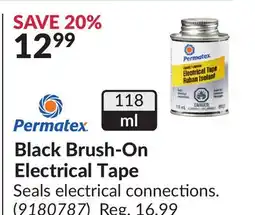 Princess Auto Black Brush-On Electrical Tape offer
