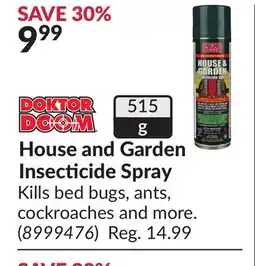 Princess Auto House and Garden Insecticide Spray offer