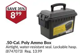 Princess Auto 50-Cal. Poly Ammo Box offer