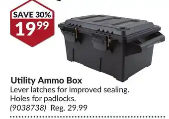 Princess Auto Utility Ammo Box offer