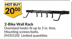 Princess Auto 2-Bike Wall Rack offer