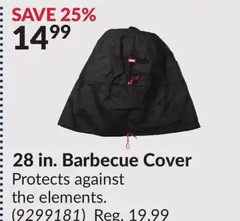 Princess Auto 28 in. Barbecue Cover offer