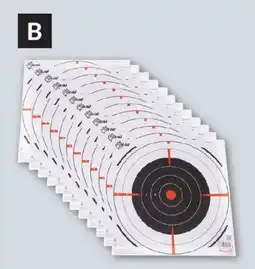 Princess Auto Paper Target – 13 pk Bullseye offer