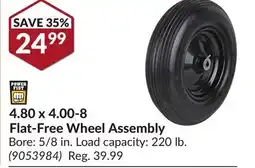 Princess Auto 4.80 x 4.00-8 Flat-Free Wheel Assembly offer