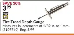 Princess Auto Tire Tread Depth Gauge offer