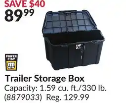 Princess Auto Trailer Storage Box offer