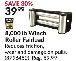Princess Auto 8,000 lb Winch Roller Fairlead offer