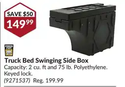 Princess Auto Truck Bed Swinging Side Box offer