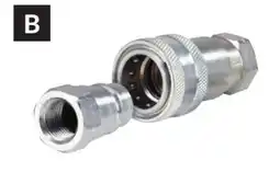 Princess Auto Quick-Coupler Bodies and Tips, 3/8 in. NPTF. Flow rate: 10 GPM offer