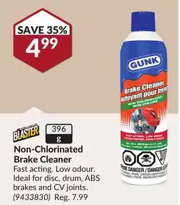 Princess Auto Non-Chlorinated Brake Cleaner offer