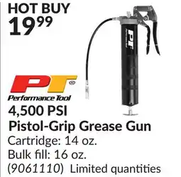Princess Auto 4,500 PSI Pistol-Grip Grease Gun offer