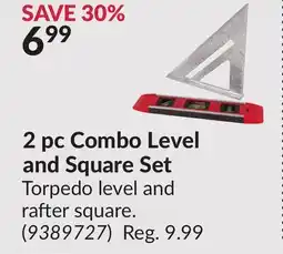 Princess Auto 2 pc Combo Level and Square Set offer