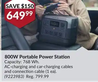 Princess Auto 800W Portable Power Station offer