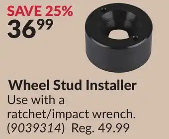 Princess Auto Wheel Stud Installer offer