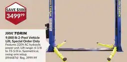 Princess Auto 9,000 lb 2-Post Vehicle Lift, Special Order Only offer