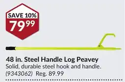 Princess Auto 48 in. Steel Handle Log Peavey offer