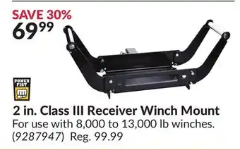 Princess Auto 2 in. Class III Receiver Winch Mount offer
