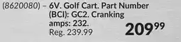 Princess Auto Deep Cycle Batteries offer