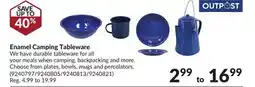 Princess Auto Enamel Camping Tableware offer
