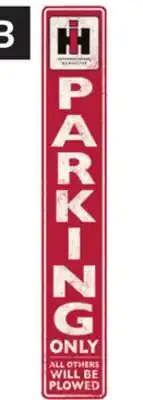 Princess Auto 36 x 6 in. Signs, Assorted Styles - IH Parking offer
