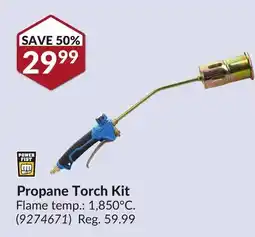 Princess Auto Power Fist Propane Torch Kit offer