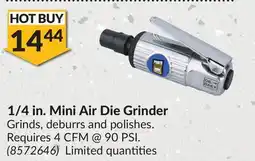 Princess Auto 1/4 in. Mini Air Die Grinder offer