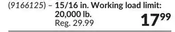 Princess Auto Twisted Clevises - 15/16 in. Working load limit: 20,000 lb offer