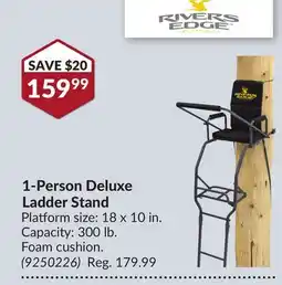 Princess Auto 1-Person Deluxe Ladder Stand offer
