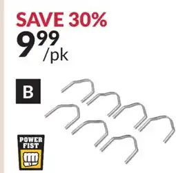 Princess Auto Staples 1,000 pk 0.8 mm V-Style offer