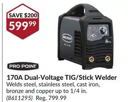 Princess Auto 170A Dual-Voltage TIG/Stick Welder offer