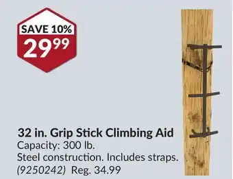 Princess Auto 32 in. Grip Stick Climbing Aid offer