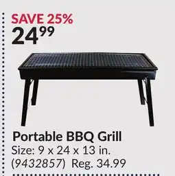 Princess Auto Portable BBQ Grill offer