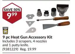Princess Auto 9 pc Heat Gun Accessory Kit offer