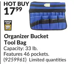 Princess Auto Organizer Bucket Tool Bag offer