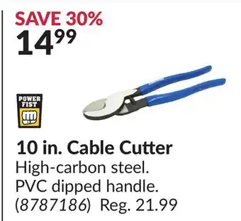 Princess Auto 10 in. Cable Cutter offer