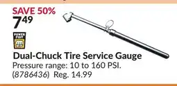 Princess Auto Dual-Chuck Tire Service Gauge offer