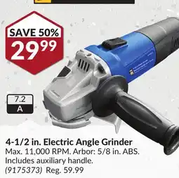 Princess Auto POWERFIST 4-1/2 in. Electric Angle Grinder offer