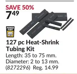 Princess Auto 127 pc Heat-Shrink Tubing Kit offer